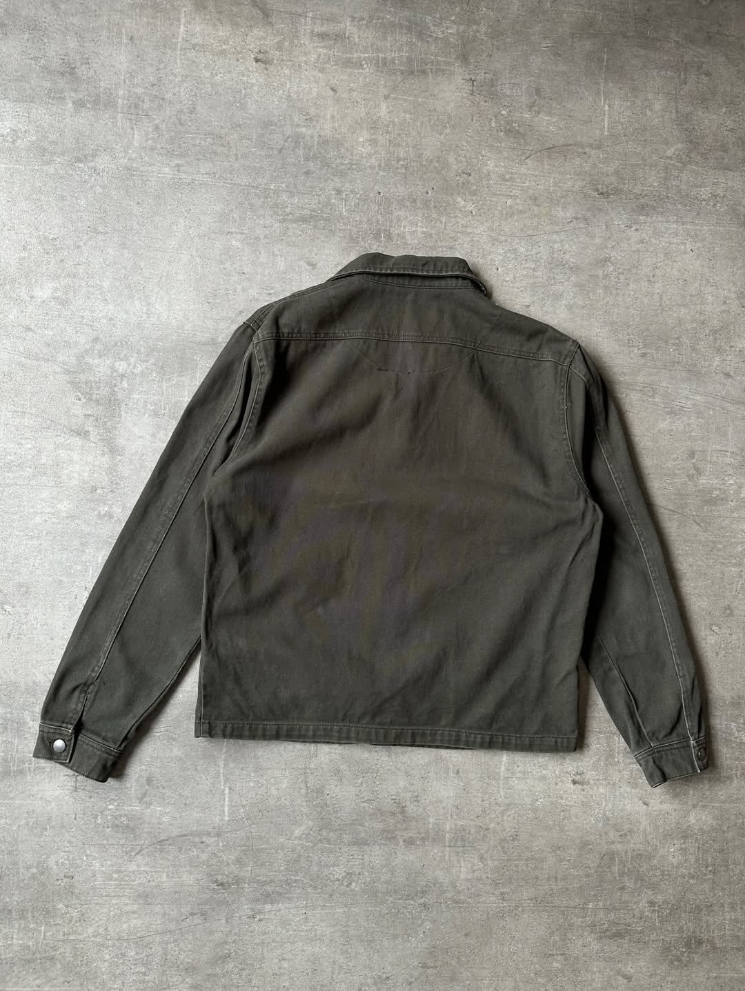 Olive Green Denim Jacket - Nomad