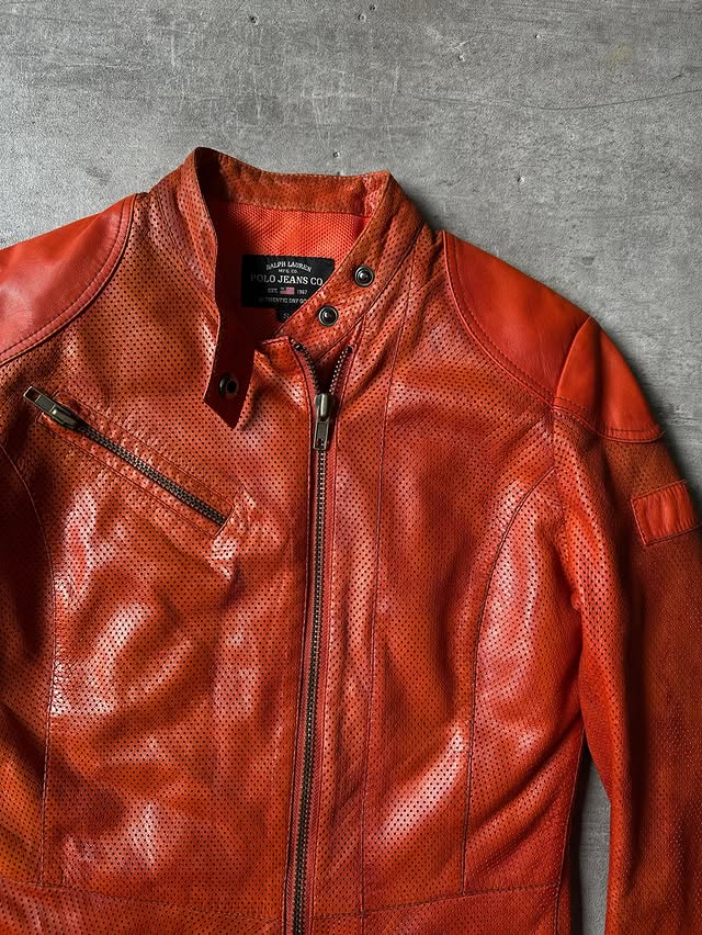 Racer Leather Jacket - Polo Jeans by Ralph Lauren