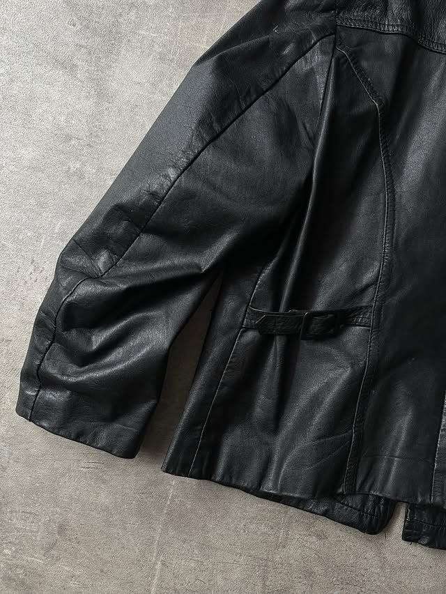 Korean Biker Jacket - Piel Genuina