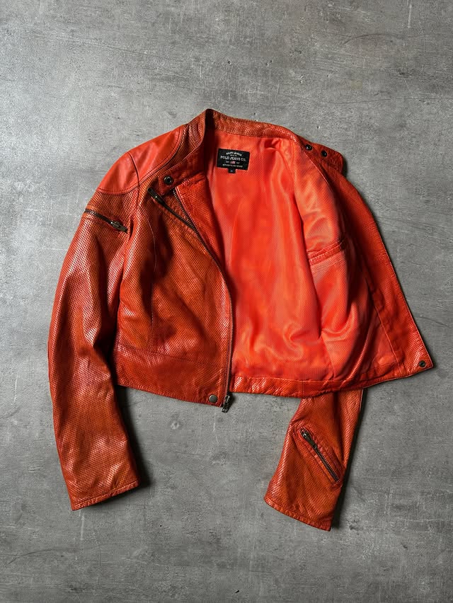 Racer Leather Jacket - Polo Jeans by Ralph Lauren