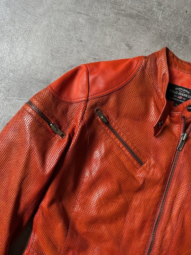 Racer Leather Jacket - Polo Jeans by Ralph Lauren
