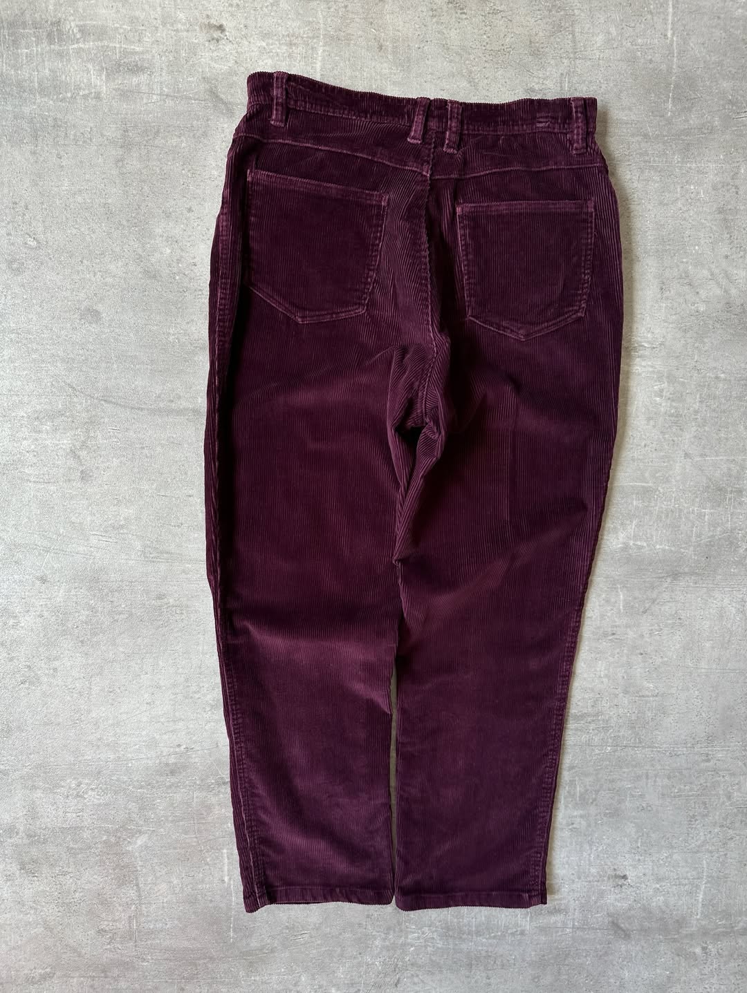 Satin Finish Corduroy Pants - Bill Blass