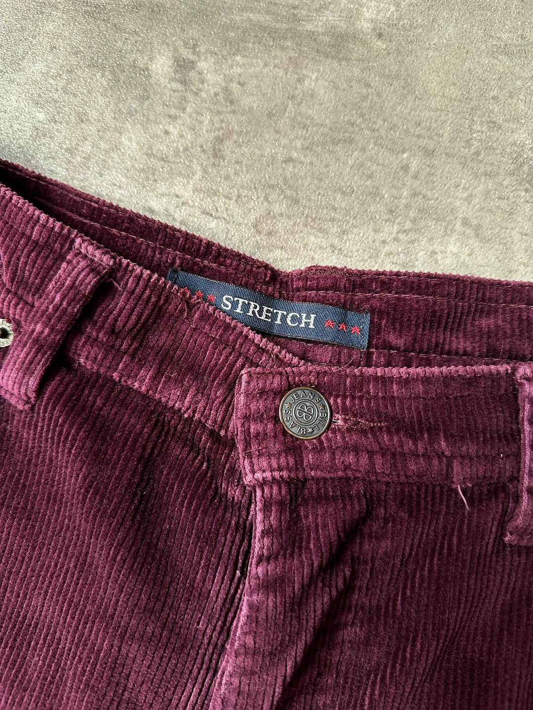 Satin Finish Corduroy Pants - Bill Blass