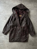 Abrigo de Piel Chocolate - G-III