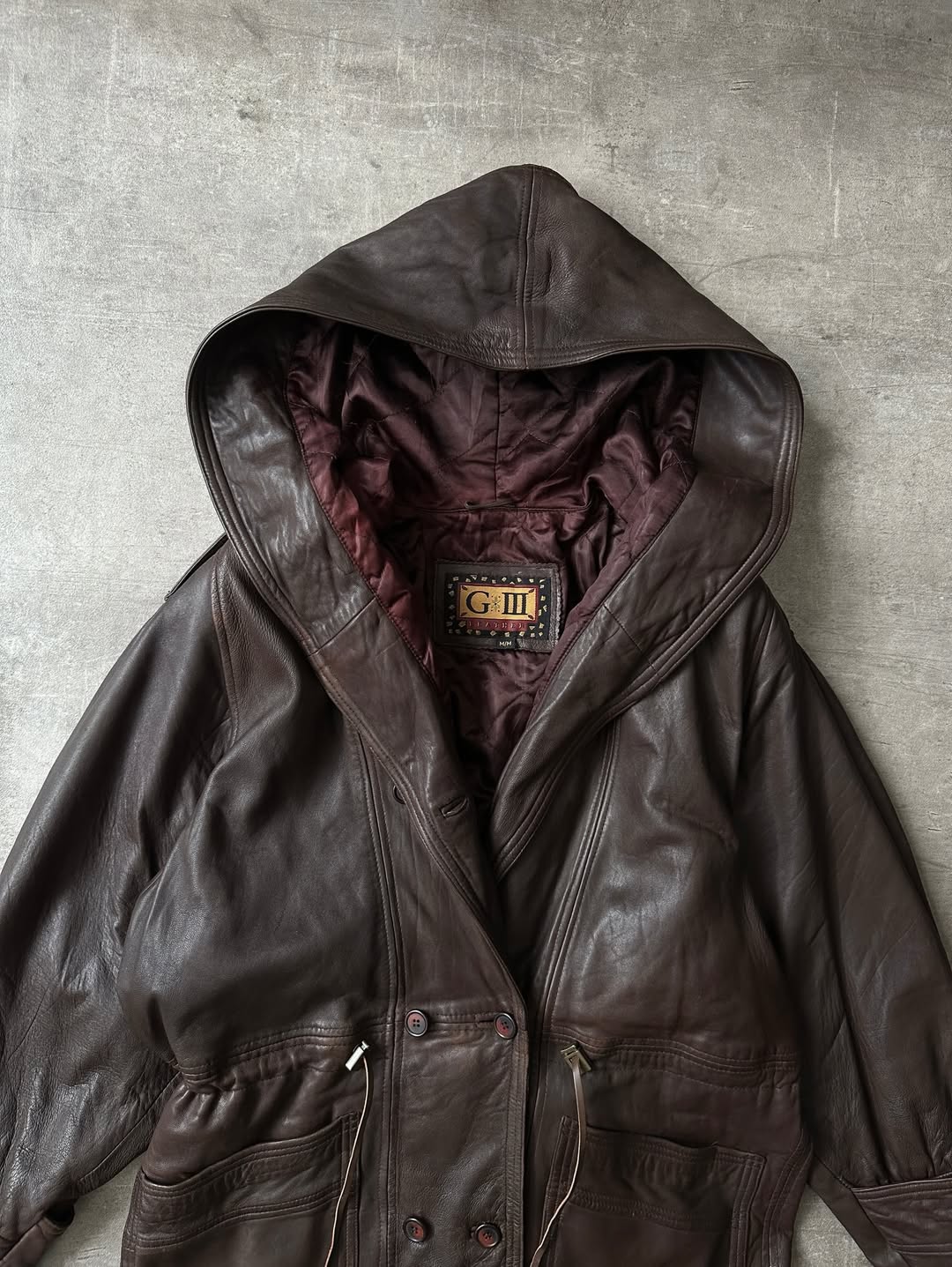 Abrigo de Piel Chocolate - G-III