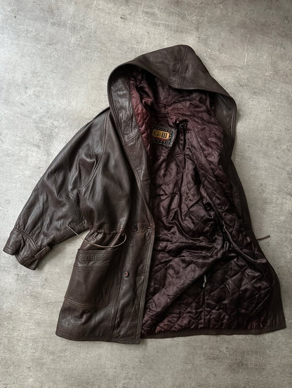 Abrigo de Piel Chocolate - G-III