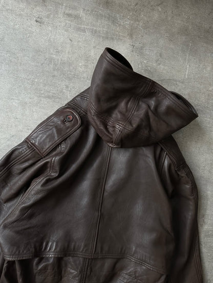 Abrigo de Piel Chocolate - G-III