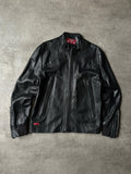 Y2K Biker Leather Jacket - Grypho