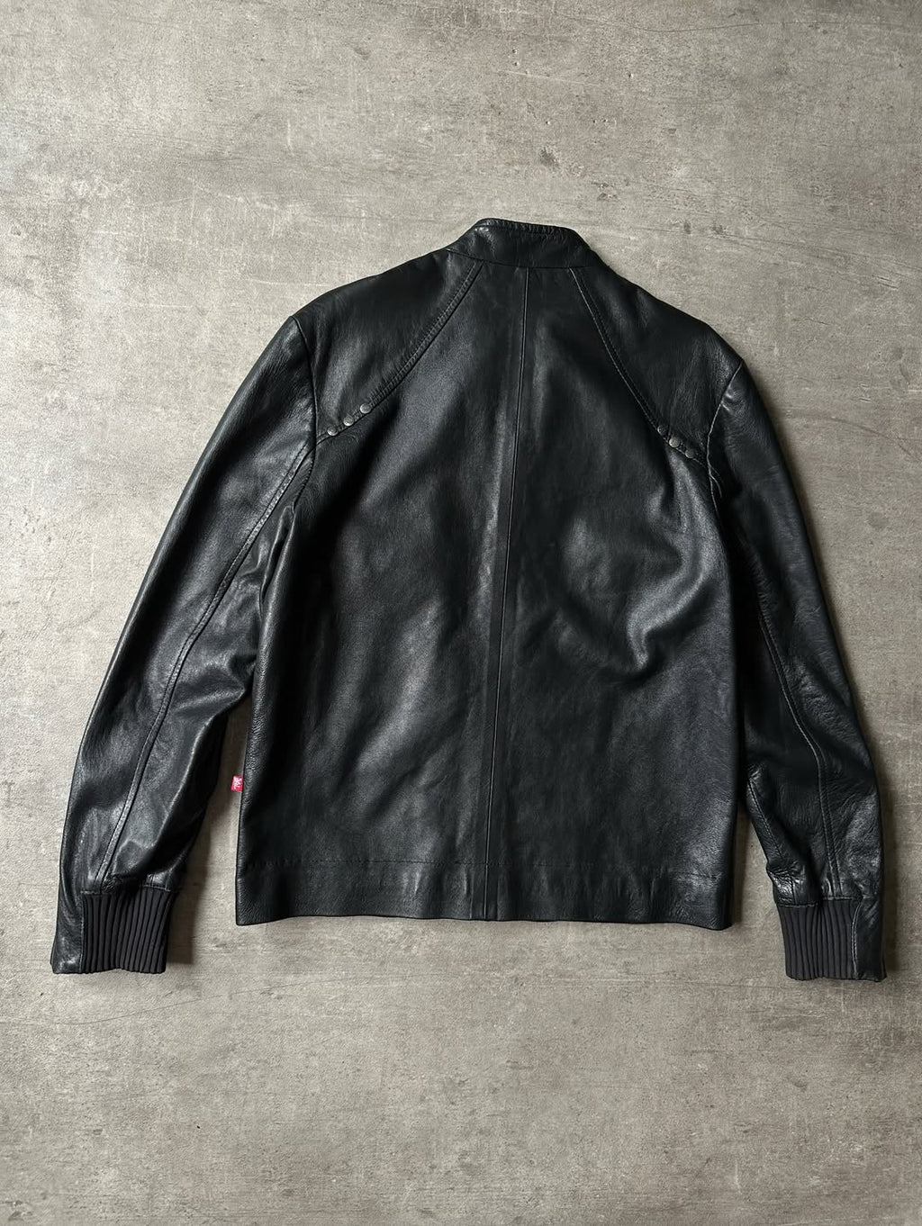Y2K Biker Leather Jacket - Grypho