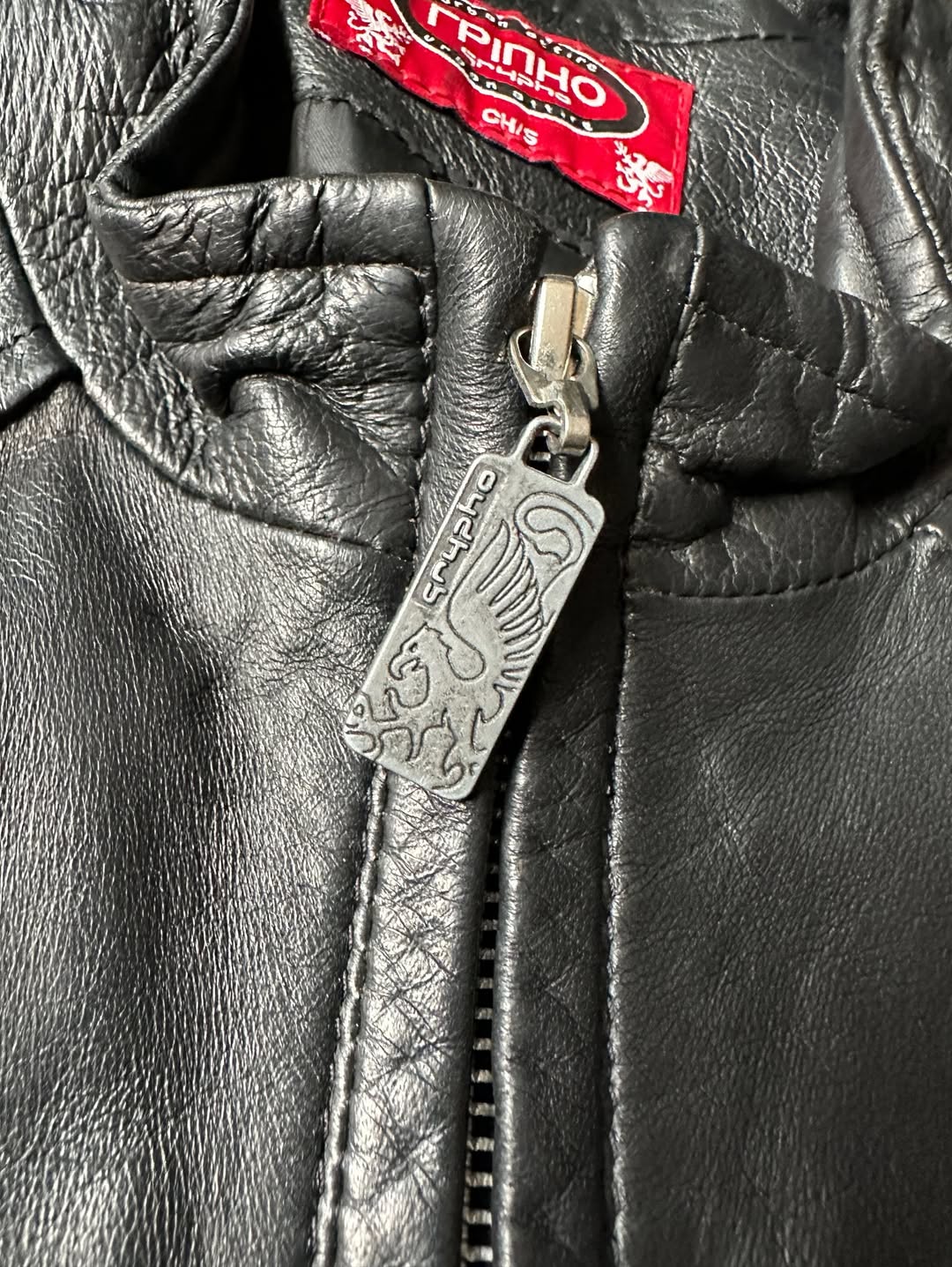 Y2K Biker Leather Jacket - Grypho