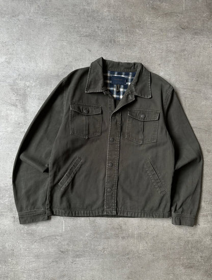 Olive Green Denim Jacket - Nomad