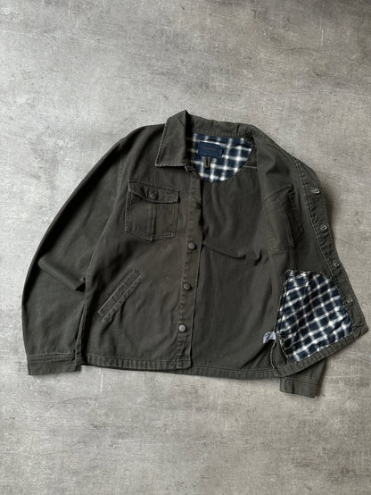 Olive Green Denim Jacket - Nomad
