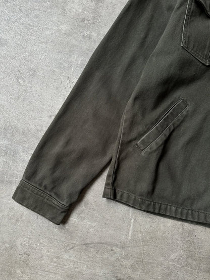 Olive Green Denim Jacket - Nomad