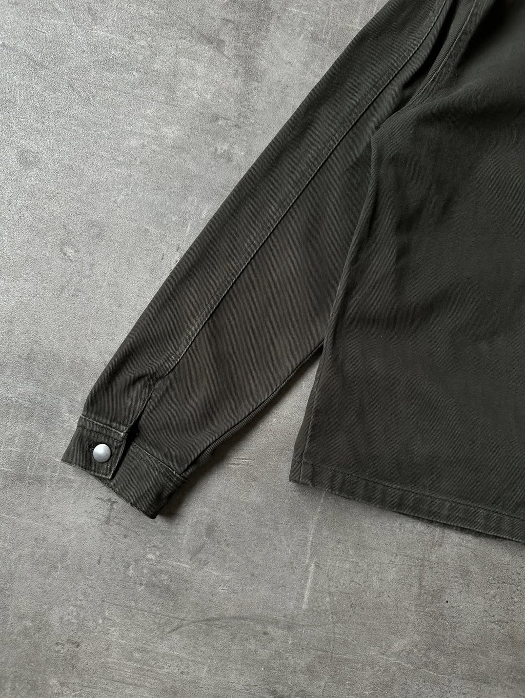 Olive Green Denim Jacket - Nomad