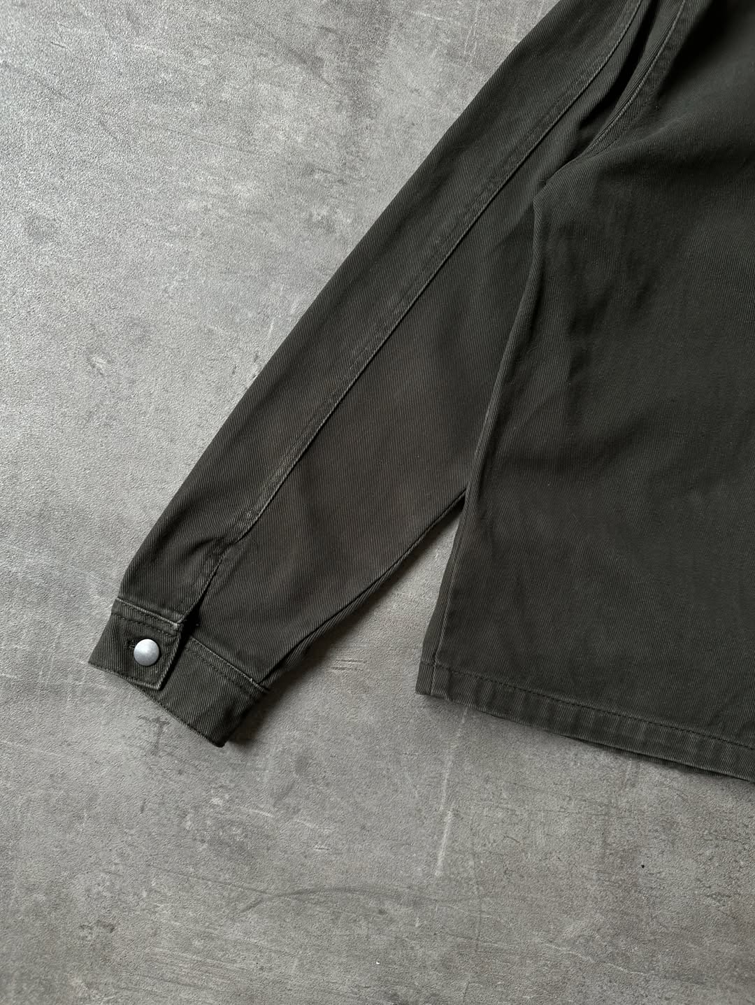 Olive Green Denim Jacket - Nomad