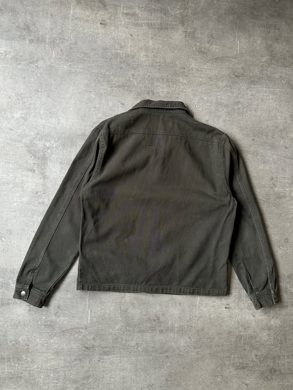 Olive Green Denim Jacket - Nomad