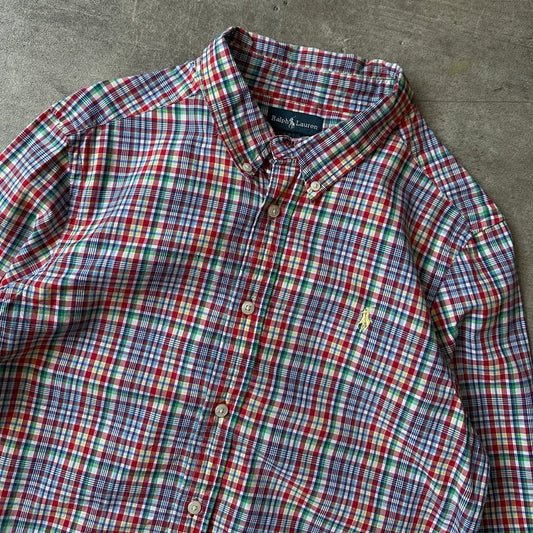 Vintage Plaid Shirt - Polo Ralph Lauren