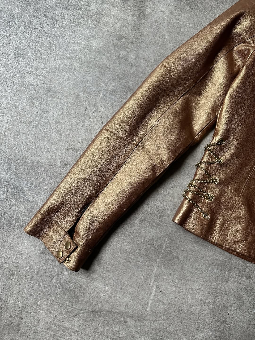 Vintage Racer Leather Jacket - Rocawear