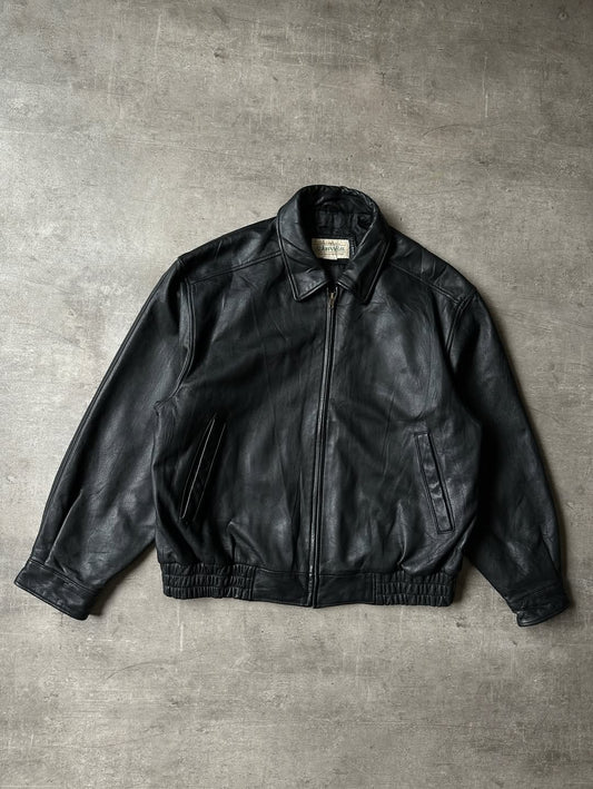 Vintage Leather Bomber - St. John's Bay