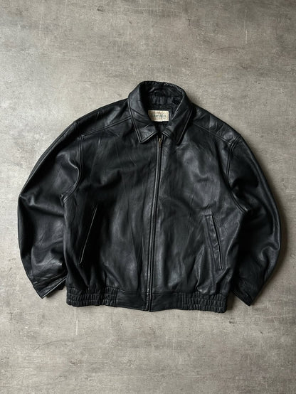 Vintage Leather Bomber - St. John's Bay