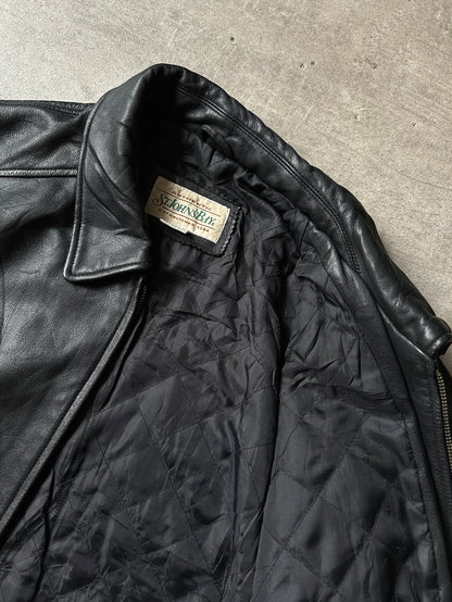 Vintage Leather Bomber - St. John's Bay