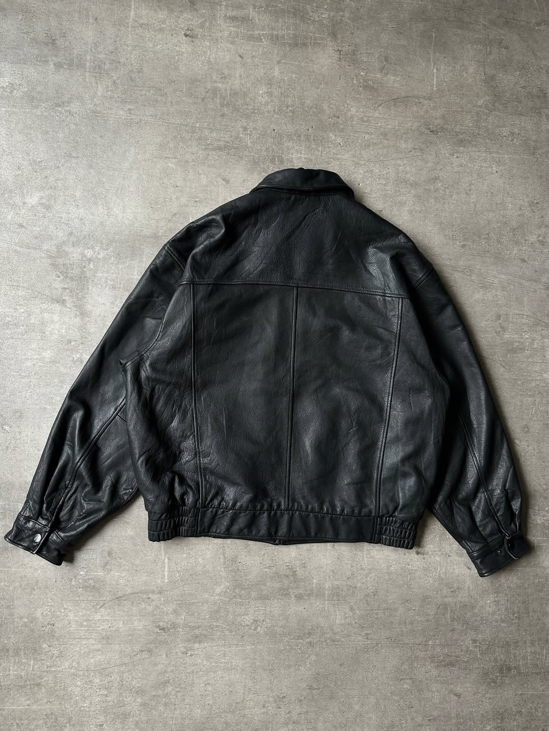 Vintage Leather Bomber - St. John's Bay