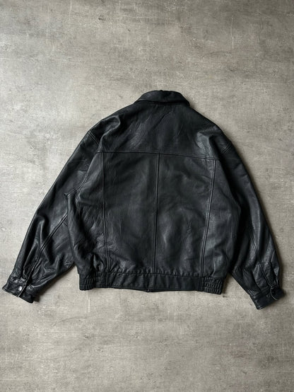 Vintage Leather Bomber - St. John's Bay
