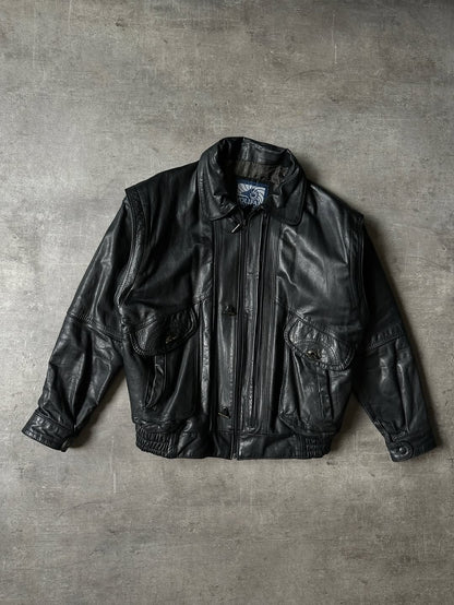 Leather Jacket - Yolifam (Hecho en México)