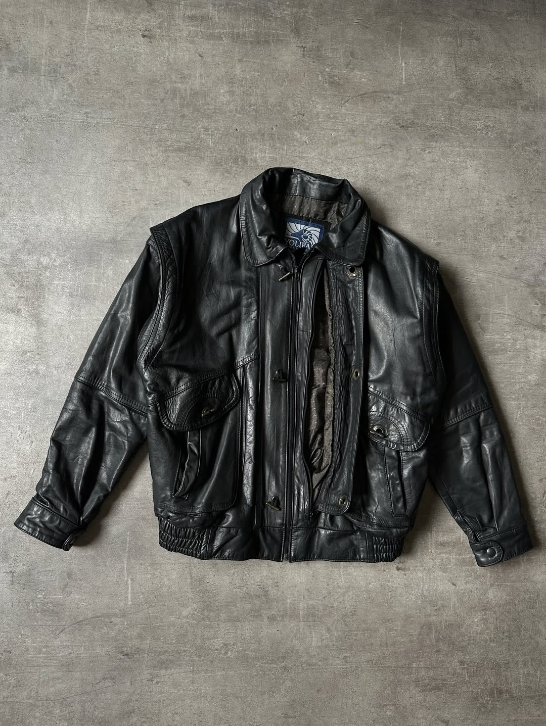Leather Jacket - Yolifam (Hecho en México)