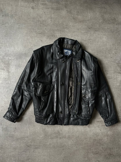Leather Jacket - Yolifam (Hecho en México)