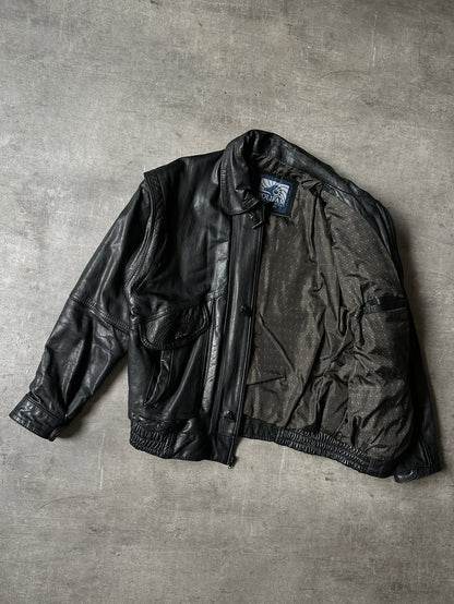 Leather Jacket - Yolifam (Hecho en México)